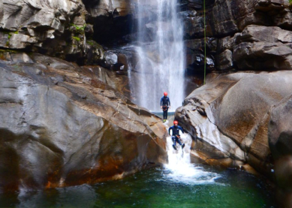 Swiss River Adventures Canyoning Iragna 12