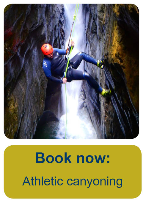 Book here: Athletic canyoning