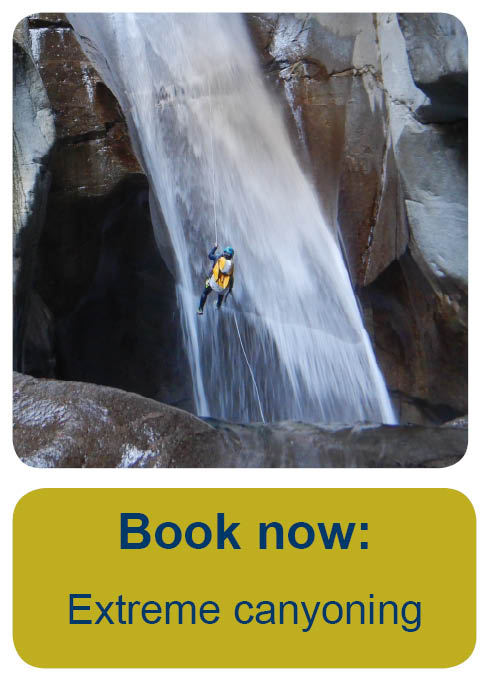Book here: Extreme canyoning