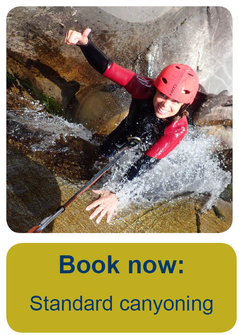 Book here: Standard canyoning