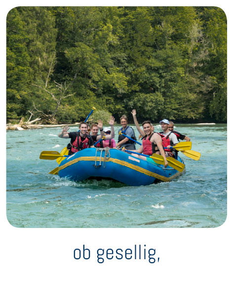 Photo of an easy rafting trip